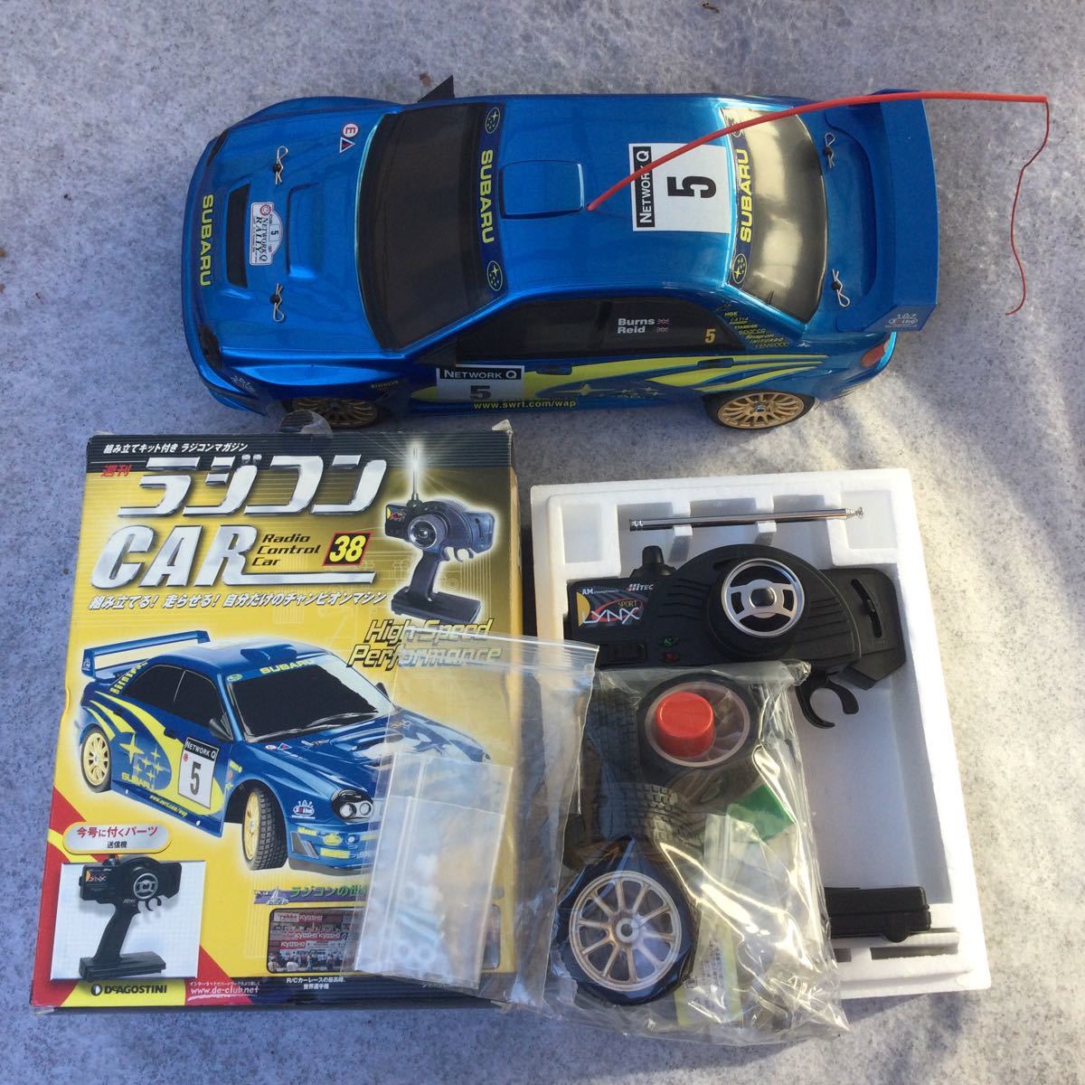 スバル インプレッサ WRC 2001 1/10 デアゴスティーニ 全55号(45号