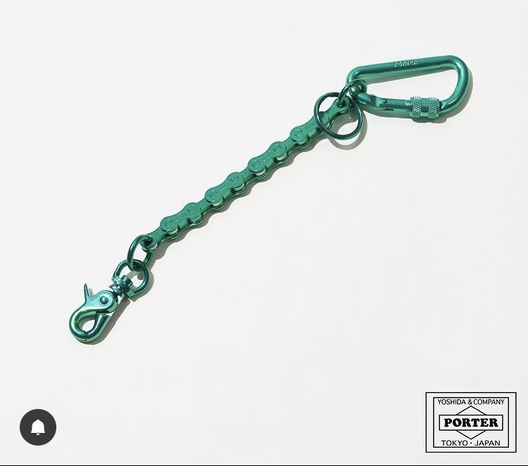 ☆ PORTER BICYCLE CHAIN SHORT green ☆ ポーター バイシクル