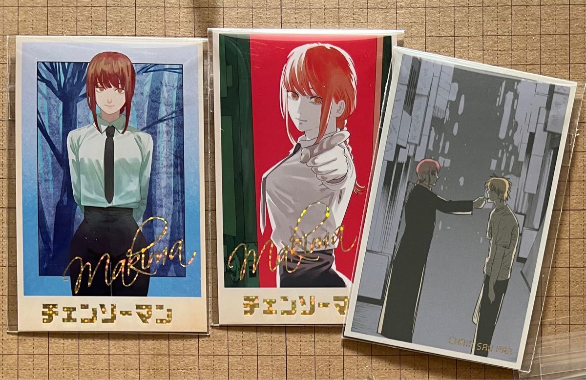 チェンソーマン デンジのメモリアルコレクション箔押し マキマ デンジ