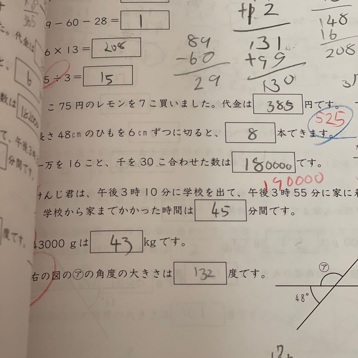 SAPIX サピックス 基礎トレ 算数 4年生 完全版 2020年度版12ヵ月