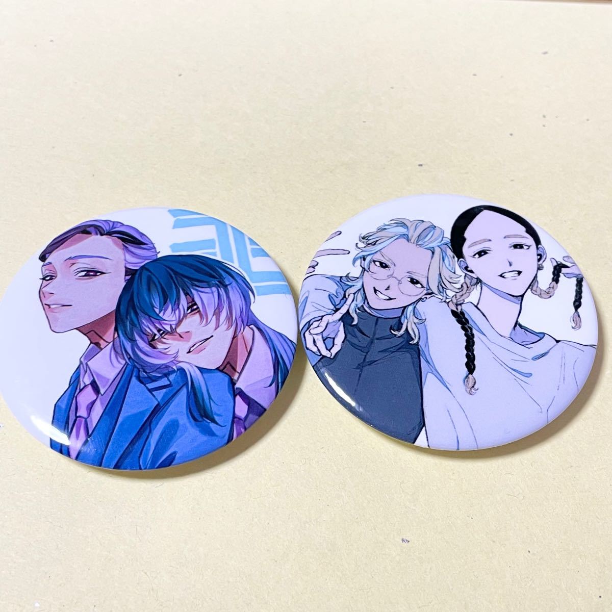 東京リベンジャーズ 灰谷兄弟 蘭 竜胆 缶バッジ 東リベ 東京卍