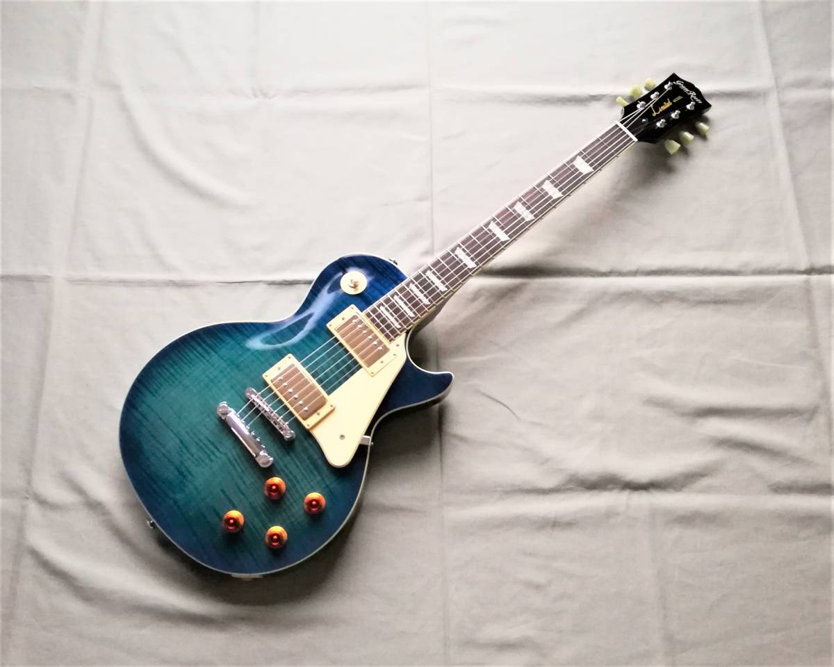 Yahoo!オークション - GrassRoots G-LP-60S 青系 レスポール ESP グラ