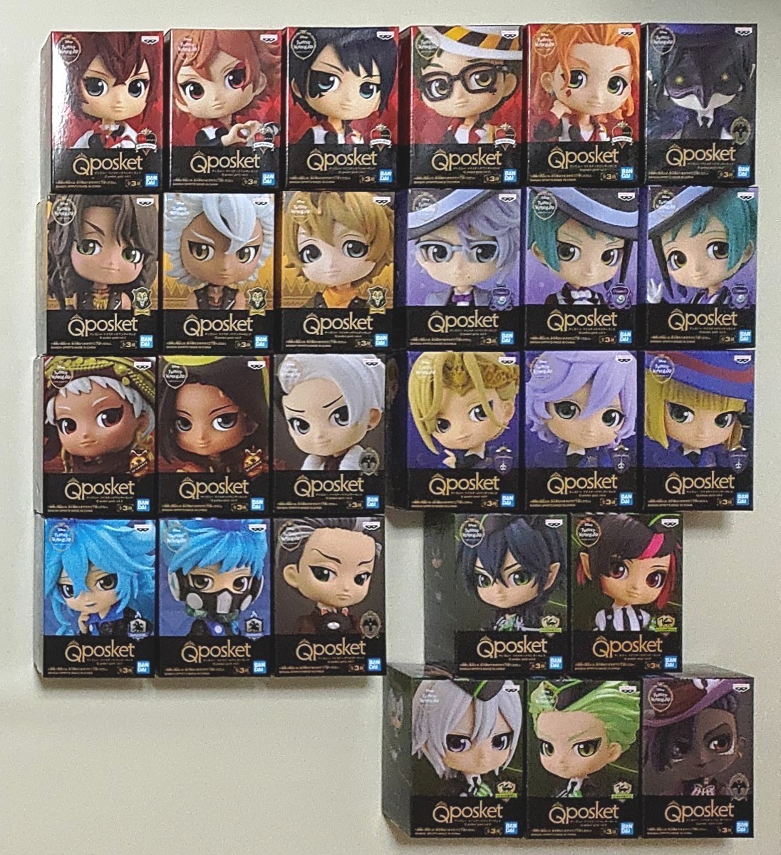 Qposket ツイステ セミコンプ 26体 ツイステ qposket セミコンプセット