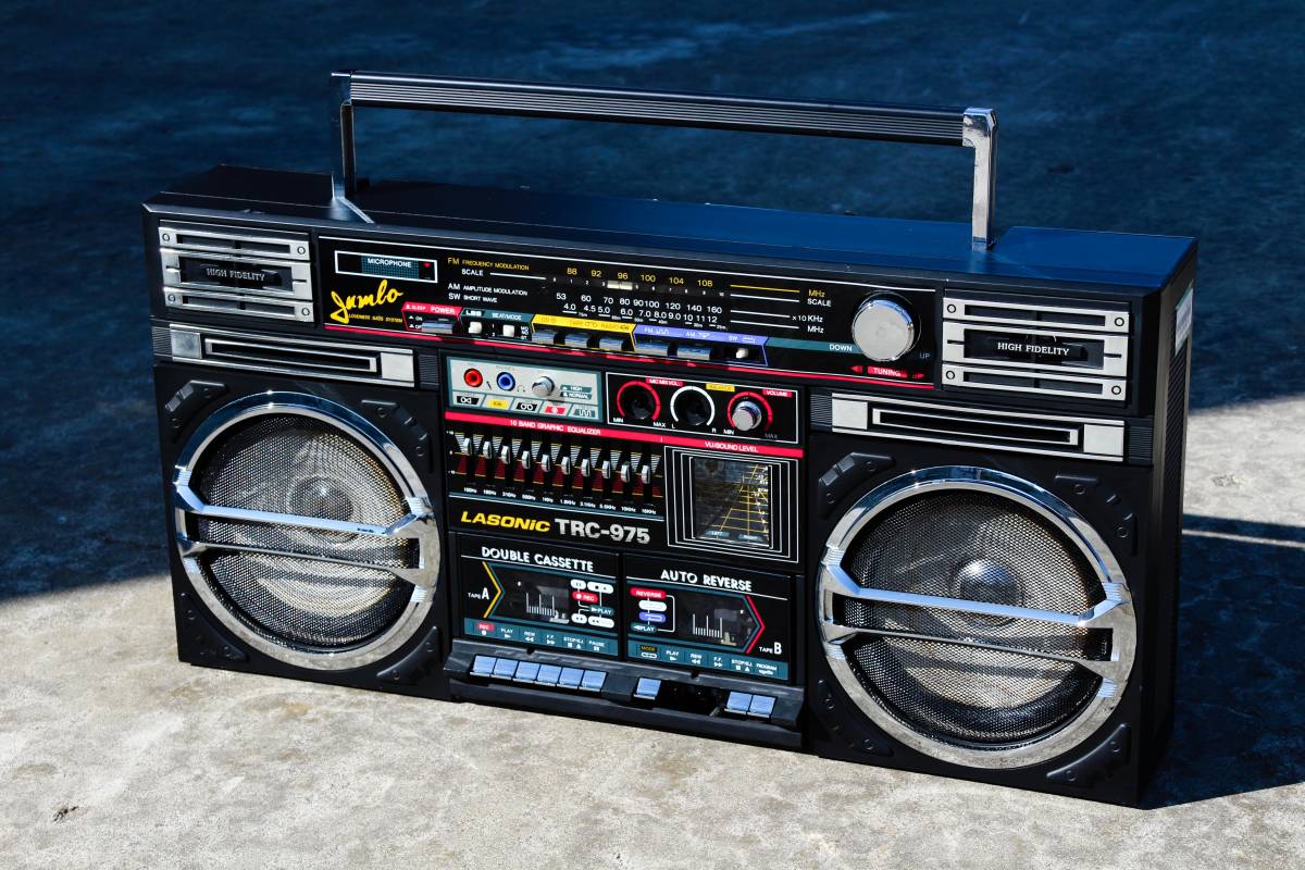 Yahoo!オークション - LASONiC TRC-975 ラジカセ ジャンク
