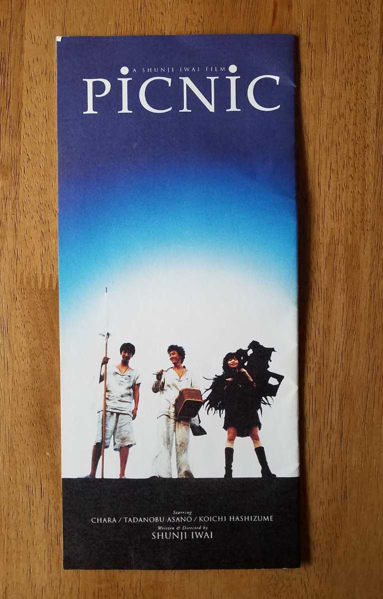 送料無料 PICNIC ピクニック 映画 パンフレット浅野忠信 chara チャラ