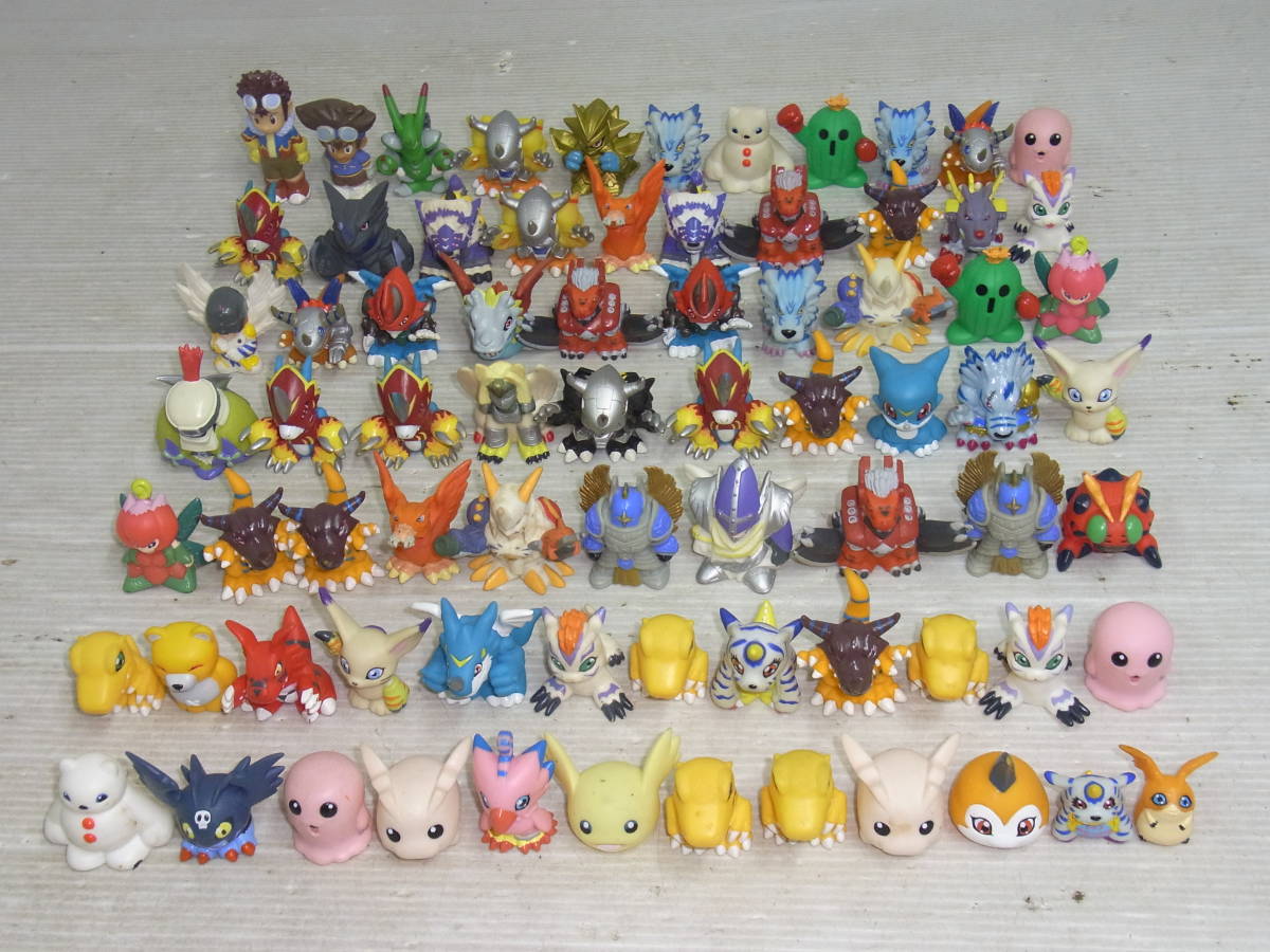 Yahoo!オークション - H 放出 1円～ デジモン 指人形 75体 大量セット