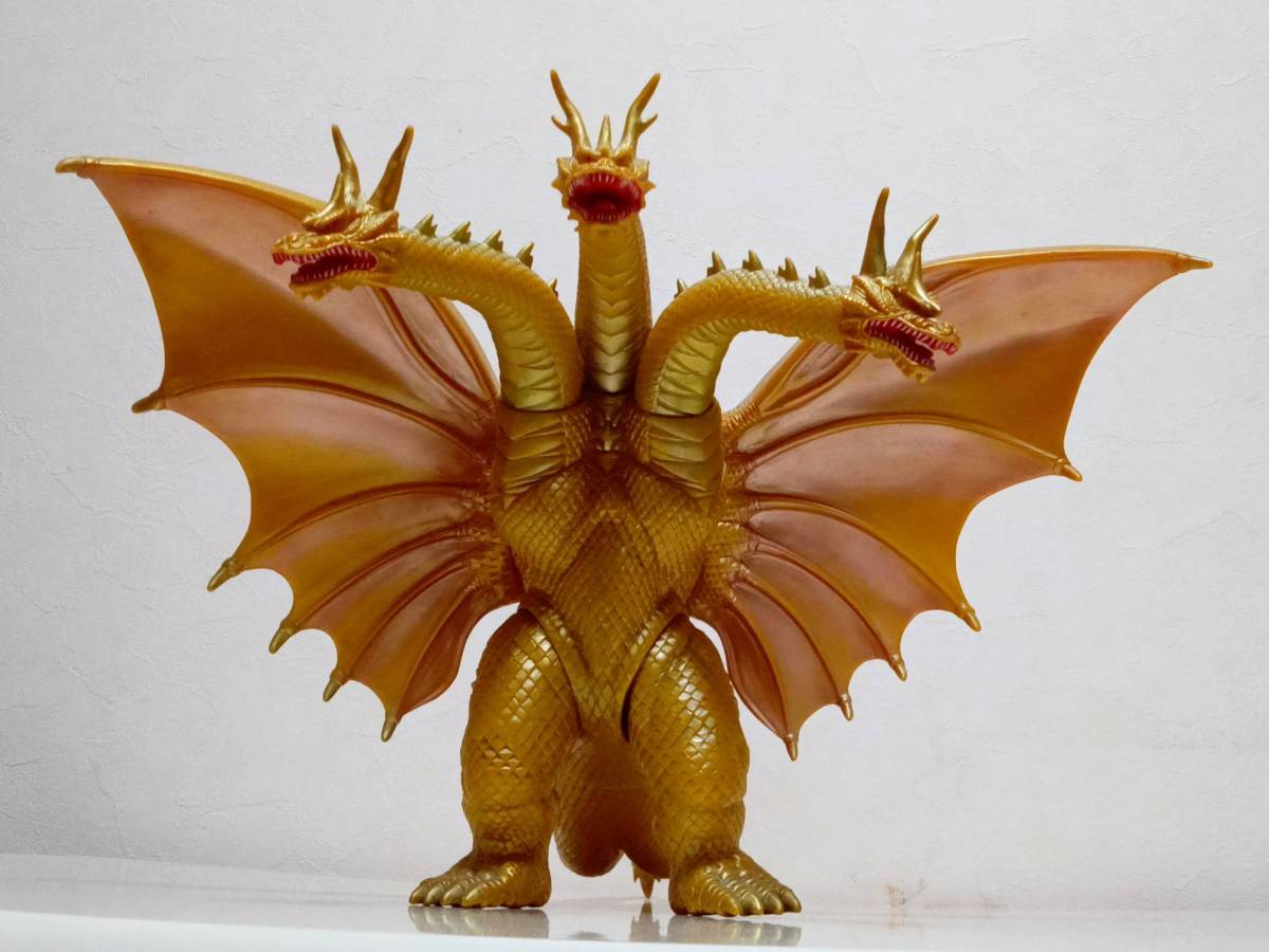 Yahoo!オークション - 大型 ソフビ 『超ドラゴン怪獣 キングギドラ 199