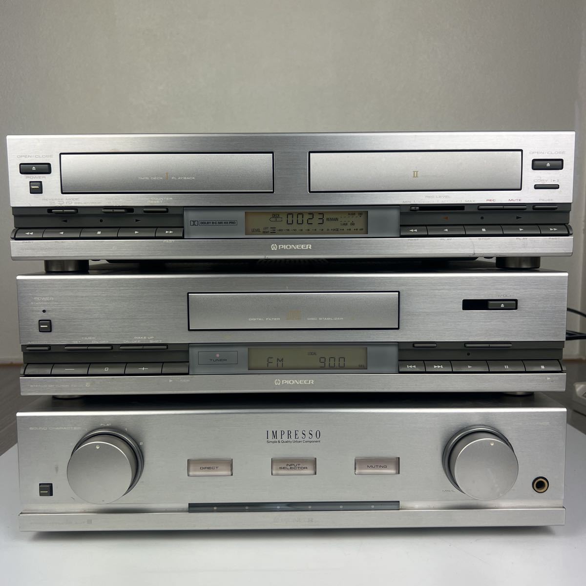 Yahoo!オークション - PIONEER システムコンポ IMPRESSO A-J7 FD-J7 T-