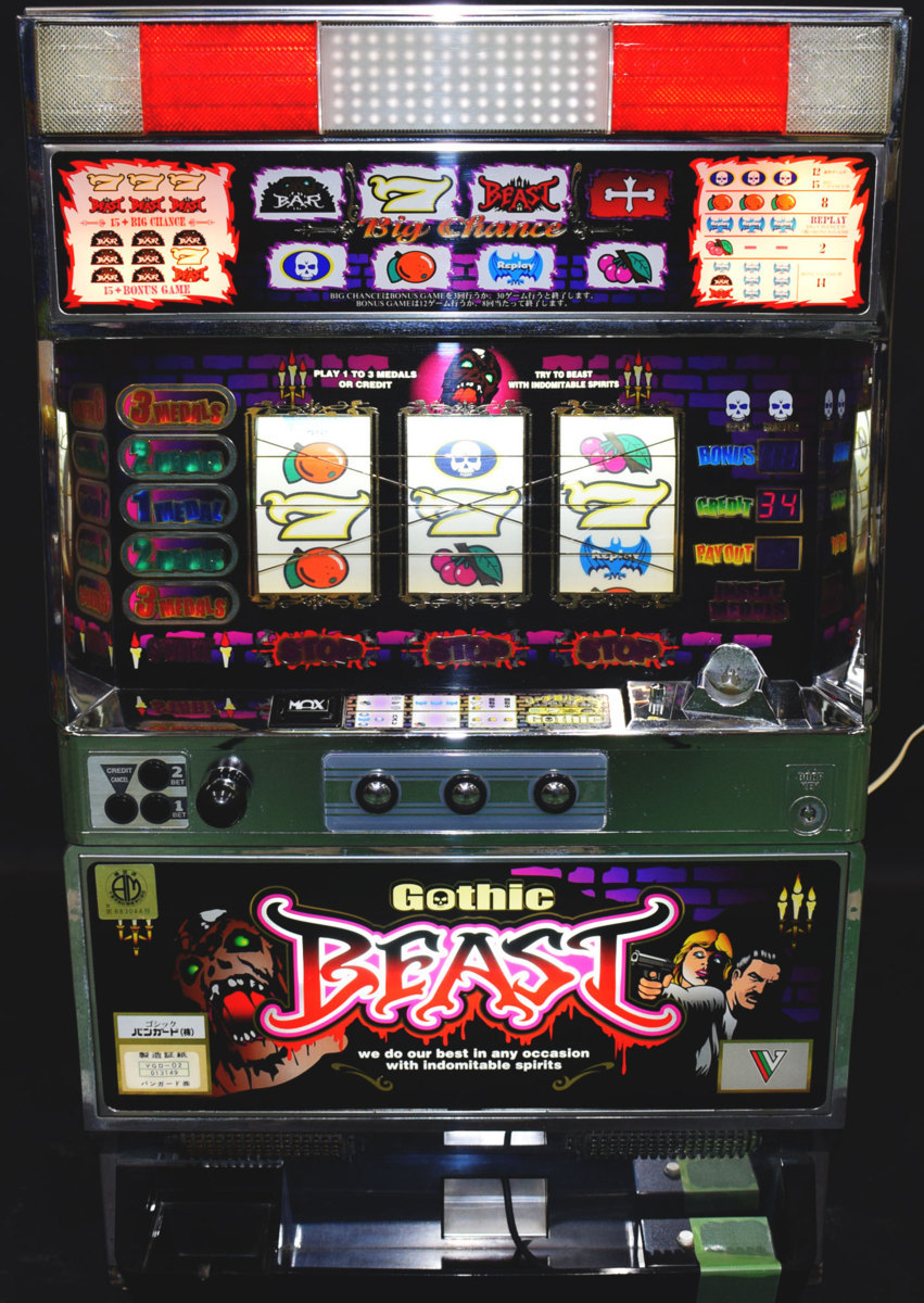 Yahoo!オークション - 【icslt008】 裏モノ スロット実機 ゴシック ビ