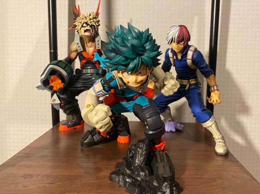 僕のヒーローアカデミア フィギュア セット 緑谷出久 轟焦凍