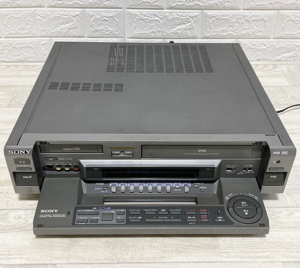 Yahoo!オークション - SONY HI8 VHSビデオデッキ WV-BW1 8mmデッキ W