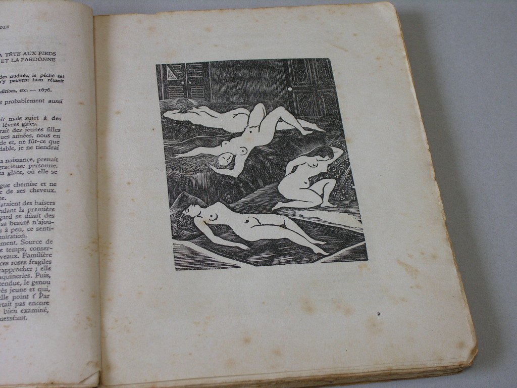 ポーゾル王の冒険」（1925年12月・初版) 藤田嗣治によるオリジナル木口