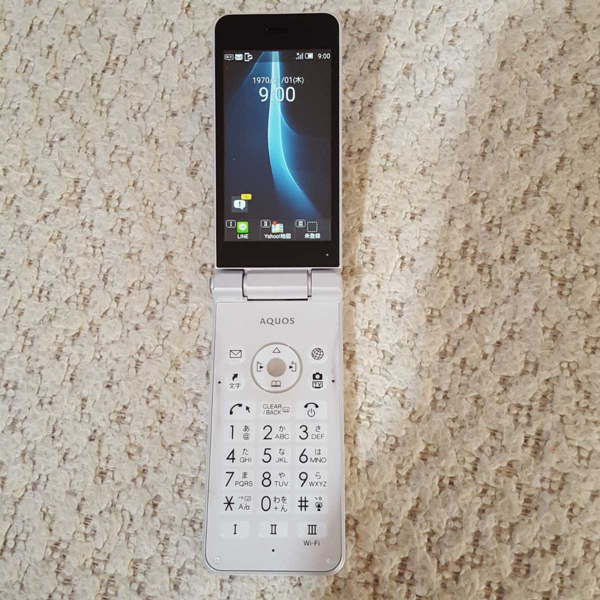 シャープSHARPアクオスAQUOSケータイ2ツー 折りたたみ ガラホ 携帯電話