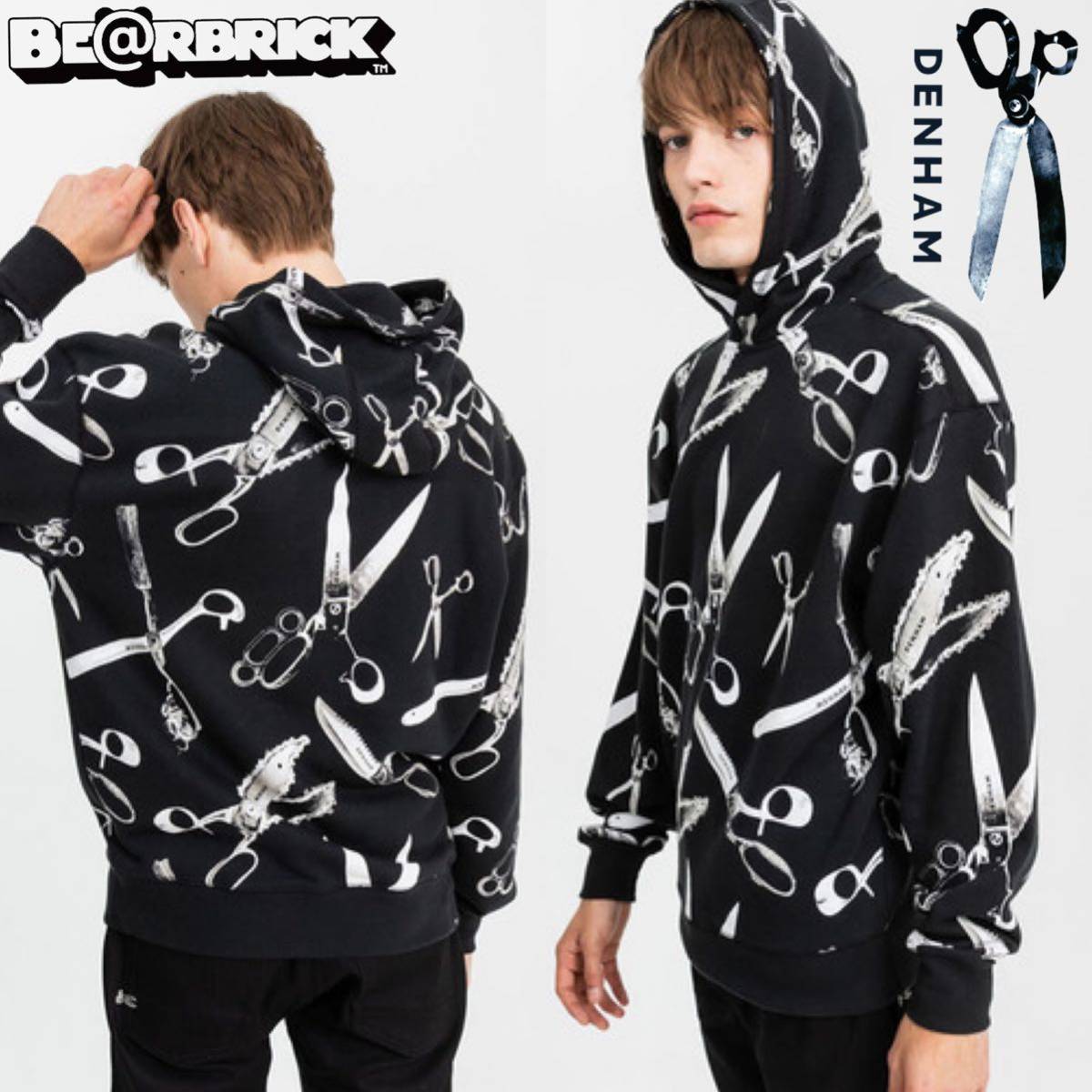 DENHAM × BE@RBRICK デンハム × ベアブリック 限定コラボ パーカー