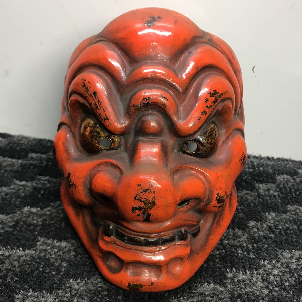 Yahoo!オークション - KS008 模国宝 「崑崙面」伎楽面 こんろん お面