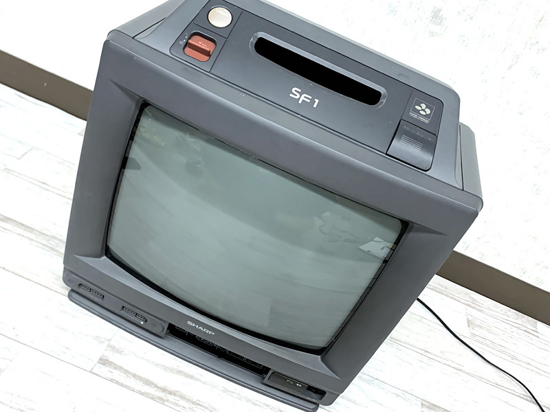 Yahoo!オークション - SHARP SF1 スーパーファミコン内蔵テレビ 14G-S
