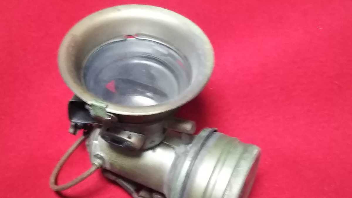 古道具 戦前 カーバイトランプ アセチレンランプ 自転車用 古道具 戦前