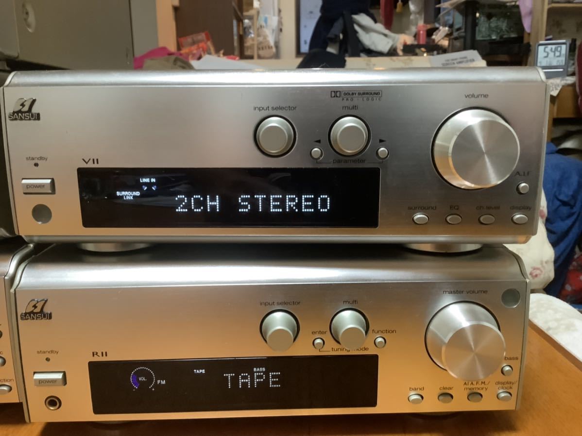 Yahoo!オークション - Sansui サンスイ ミニコンポ R11 V11 C11 M11 D1