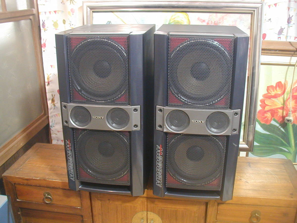Yahoo!オークション - SONY SS-MD888W スピーカーシステムペア 動作良