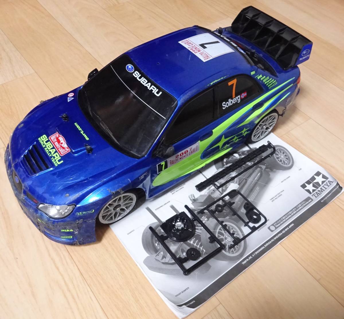 Yahoo!オークション - TAMIYA タミヤ TT-02 シャーシ（インプレッサ WR