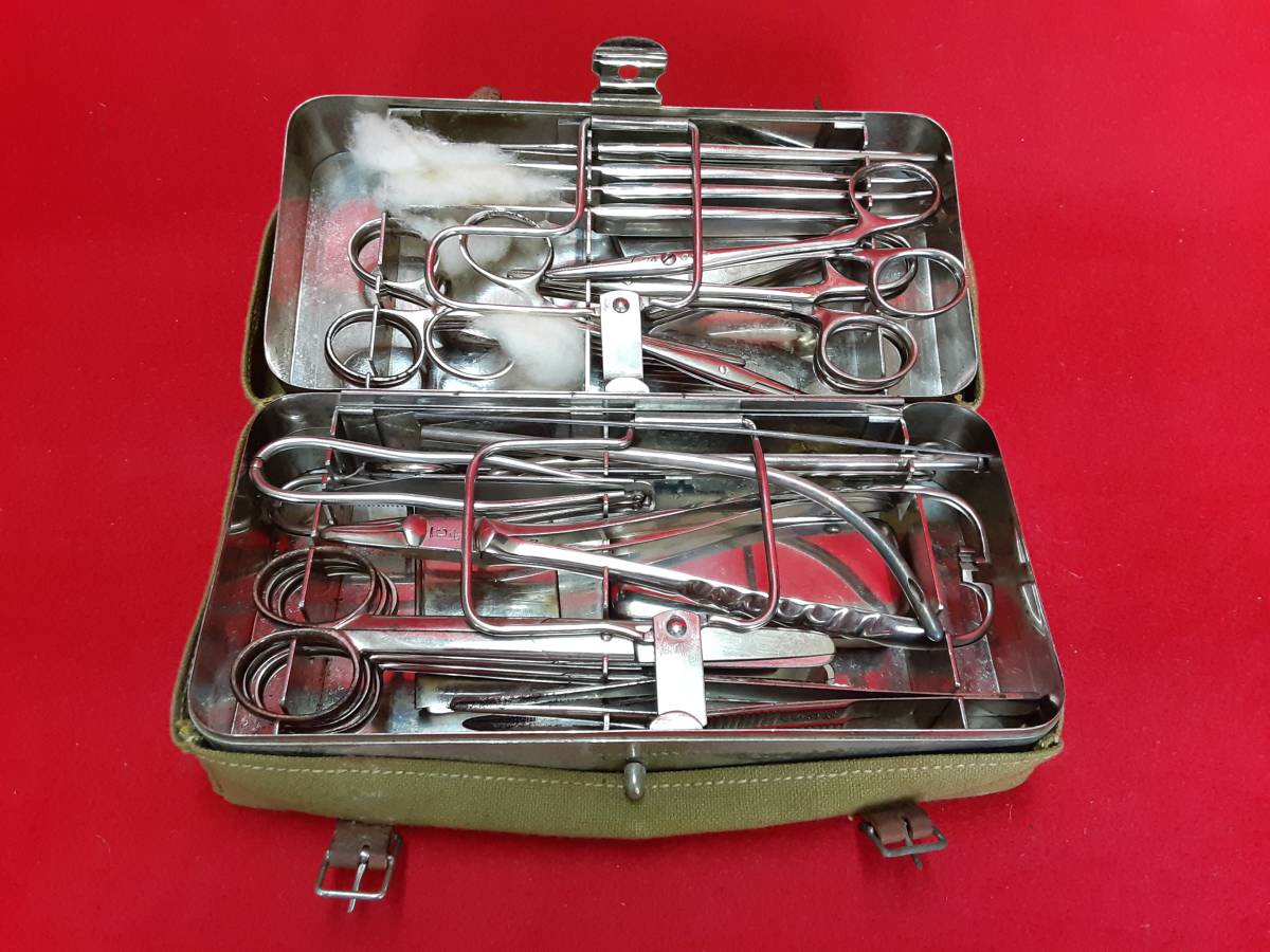 Yahoo!オークション - 【舟】日本軍携帯外科器 野戦手術器 日本陸軍手