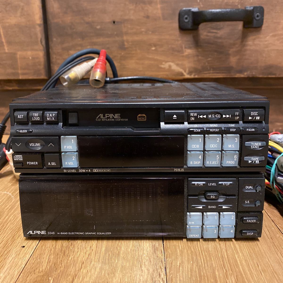 Yahoo!オークション - ALPINE 7519JS カセットデッキ + 3348 エレクト