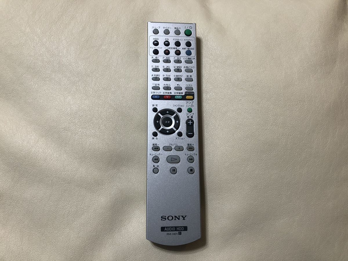 Yahoo!オークション - SONY NAC-HD1 HDDレコーダー用リモコン RM-HD1