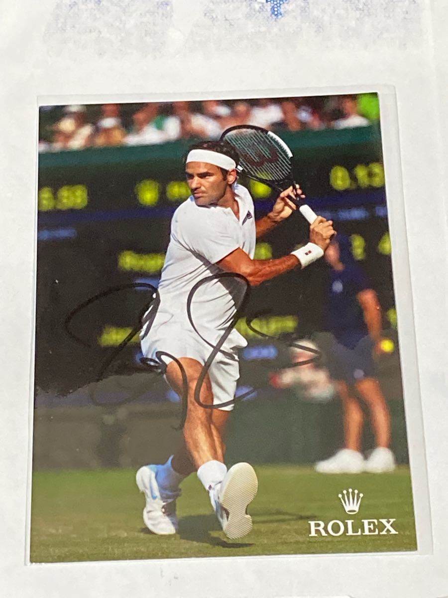 ロジャー・フェデラー 直筆サイン入りポストカード｜Yahoo!フリマ（旧