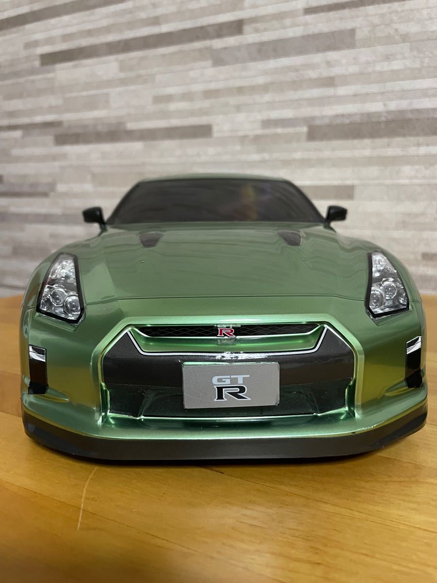 タミヤ 日産 GTR R35 1/10 ラジコン カー ボディ ミレニアムジェイド