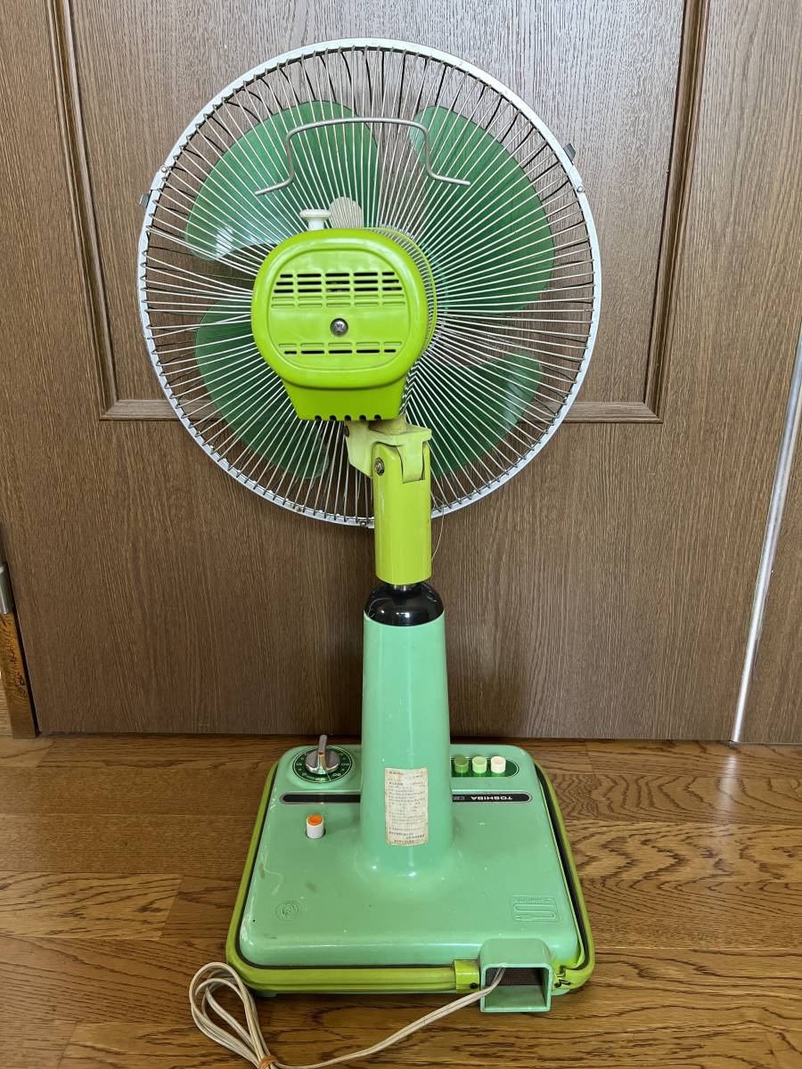 東芝扇風機 座敷扇風機 H-30P20 水連 1977年製昭和レトロ当時物 東芝
