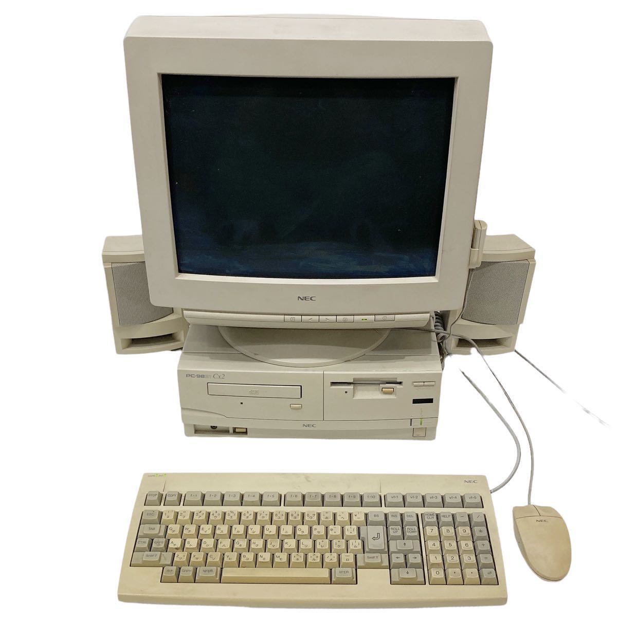 Yahoo!オークション - NEC PC-9821 CX2/S17 ディスプレイ キーボード