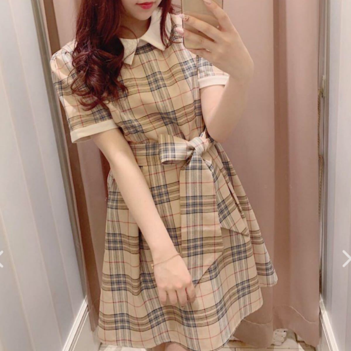 evelyn エブリン ワンピース レディース チェック柄｜Yahoo!フリマ（旧