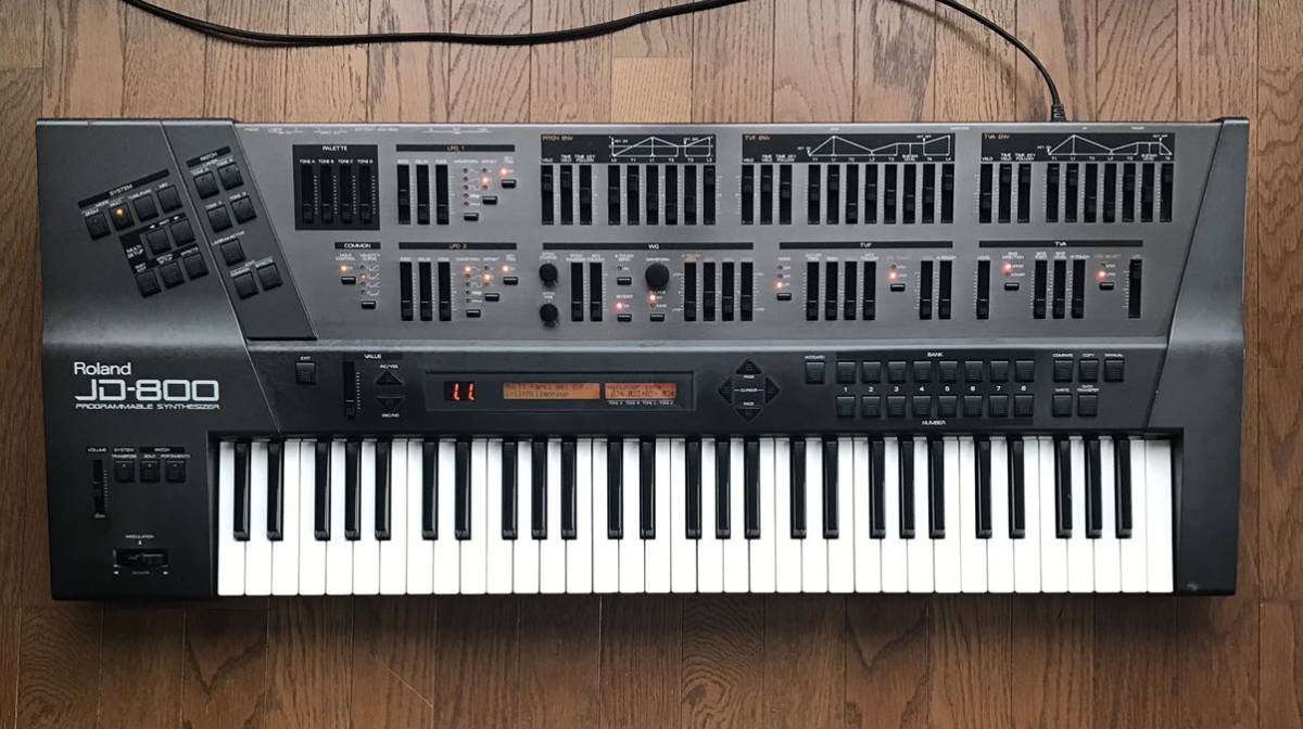 Yahoo!オークション - Roland JD-800 電源ケーブル付属 シンセサイザー
