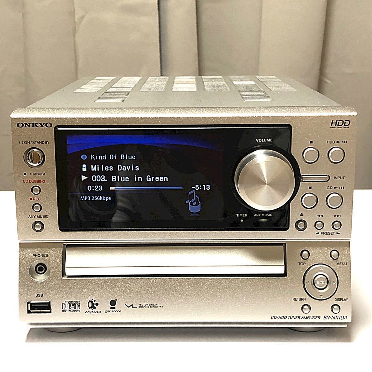 Yahoo!オークション - 【動作品・綺麗】ONKYO BR-NX10A HDD/CDコンポ（