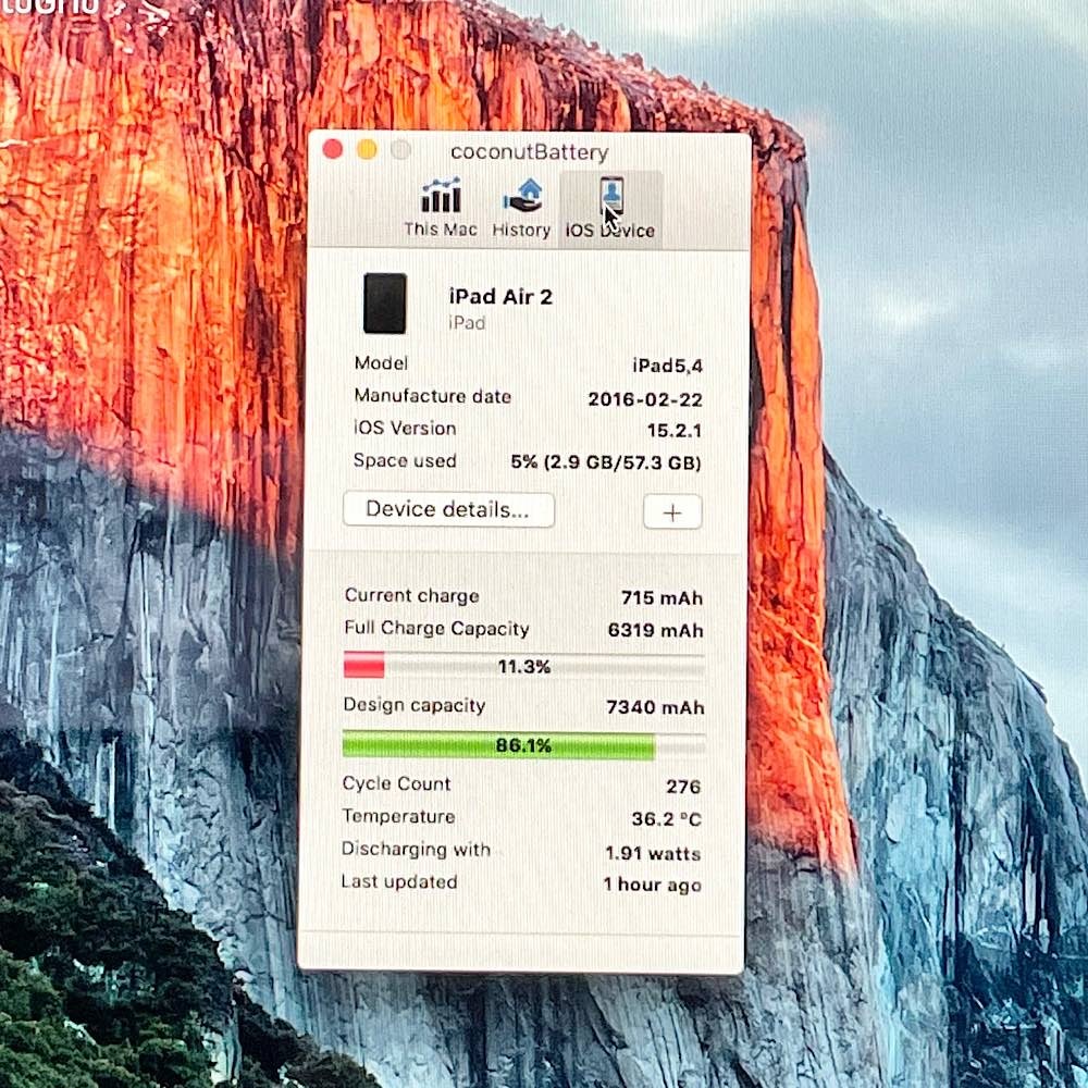 バッテリー86 1% 充電276回 iPad Air 2 64GB ゴールド docomo 超美品に