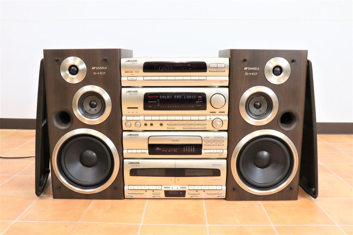 Yahoo!オークション - SANSUI システムコンポ T-H07 / AV-H07 / CD-H07
