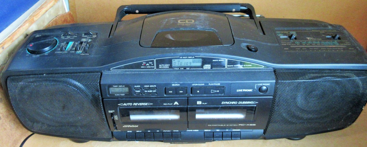 Yahoo!オークション - ビクター Victor RC-X55 CDラジカセ 昭和レトロ