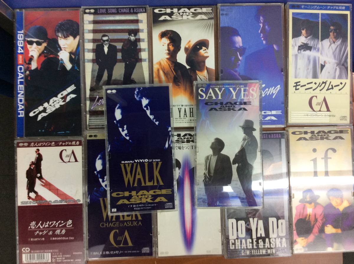 Yahoo!オークション - #5377 CHAGE AND ASKA チャゲアス 8cm CD 11枚セ
