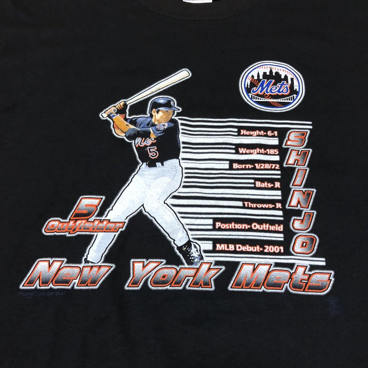 Yahoo!オークション - 希少 MLB ニューヨーク メッツ 新庄剛志 Tシャツ