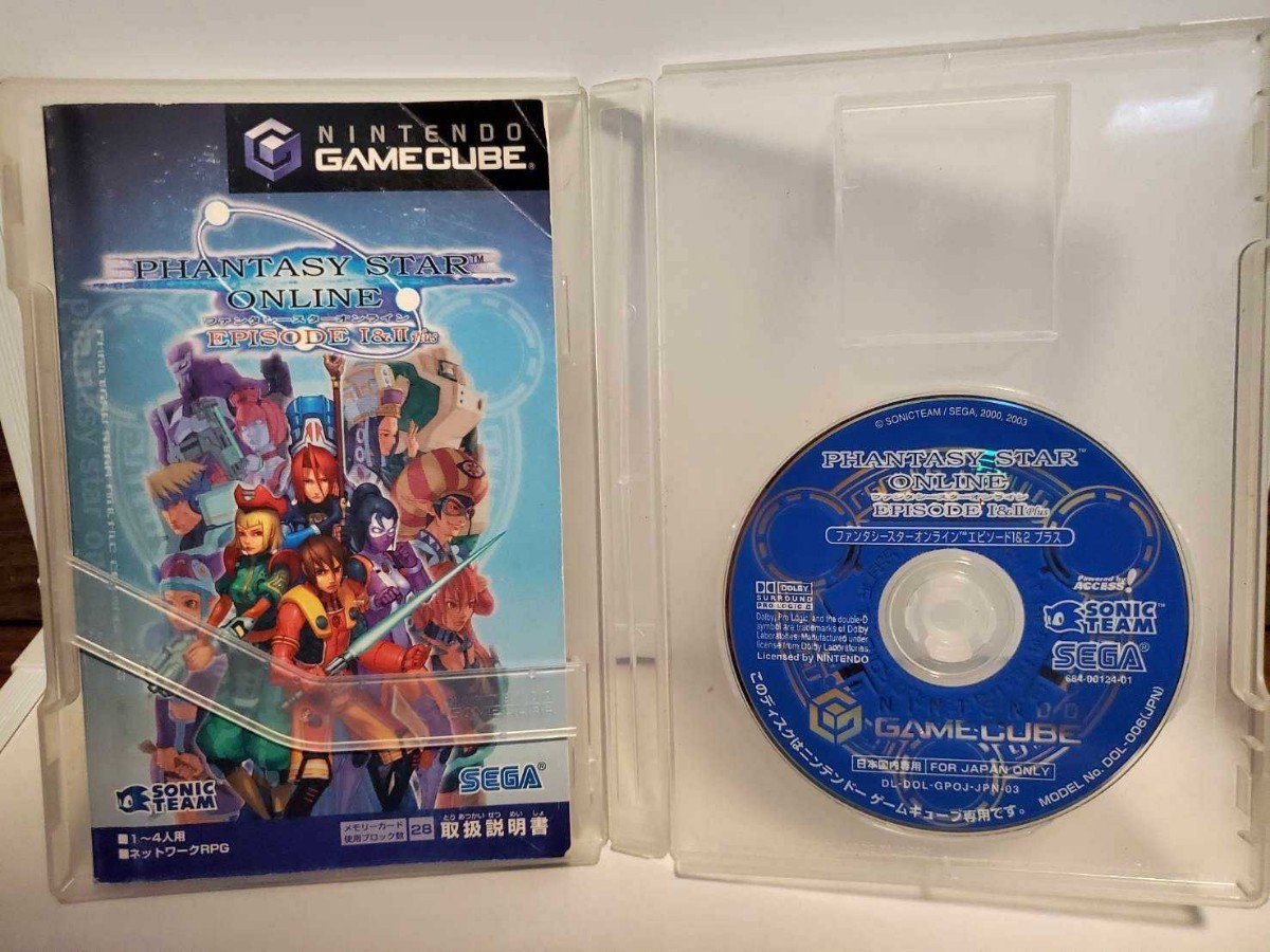 ファンタシースターオンライン 1＆2 プラス GC メモリーカード付