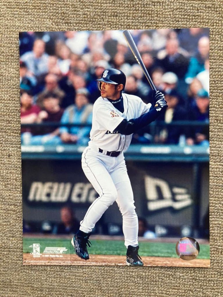 MLB】85 イチロー 2001年 大判写真 8×10（約25．5×約20