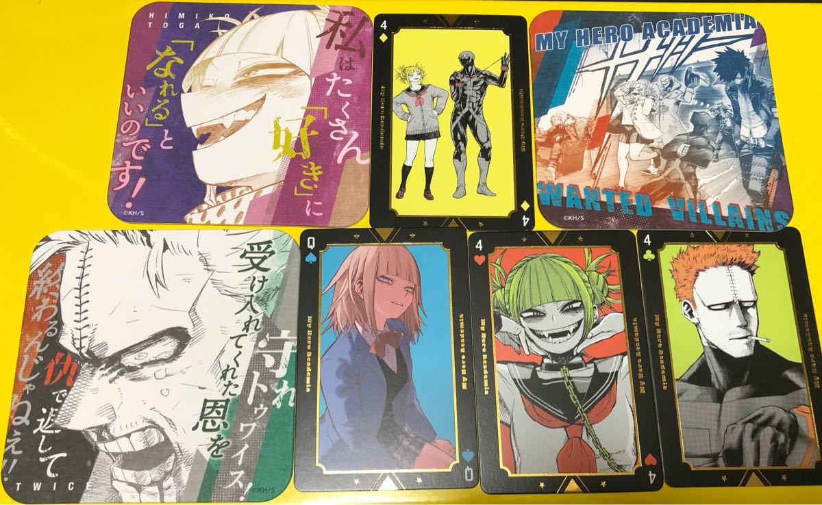 トガヒミコ トゥワイス トガちゃん 箔押しトランプ コースター