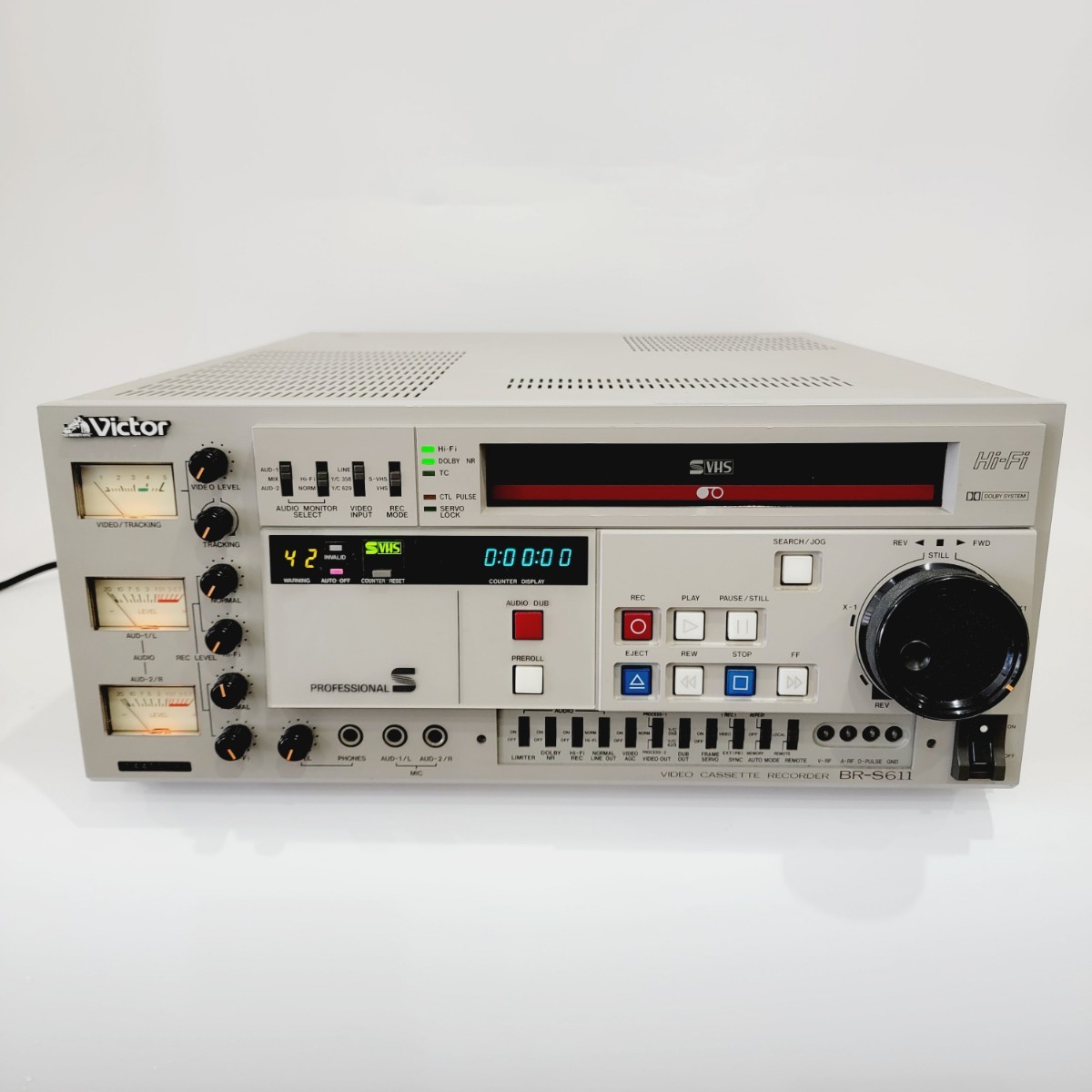 Yahoo!オークション - Victor 業務用S-VHS ビデオデッキ BR-S611