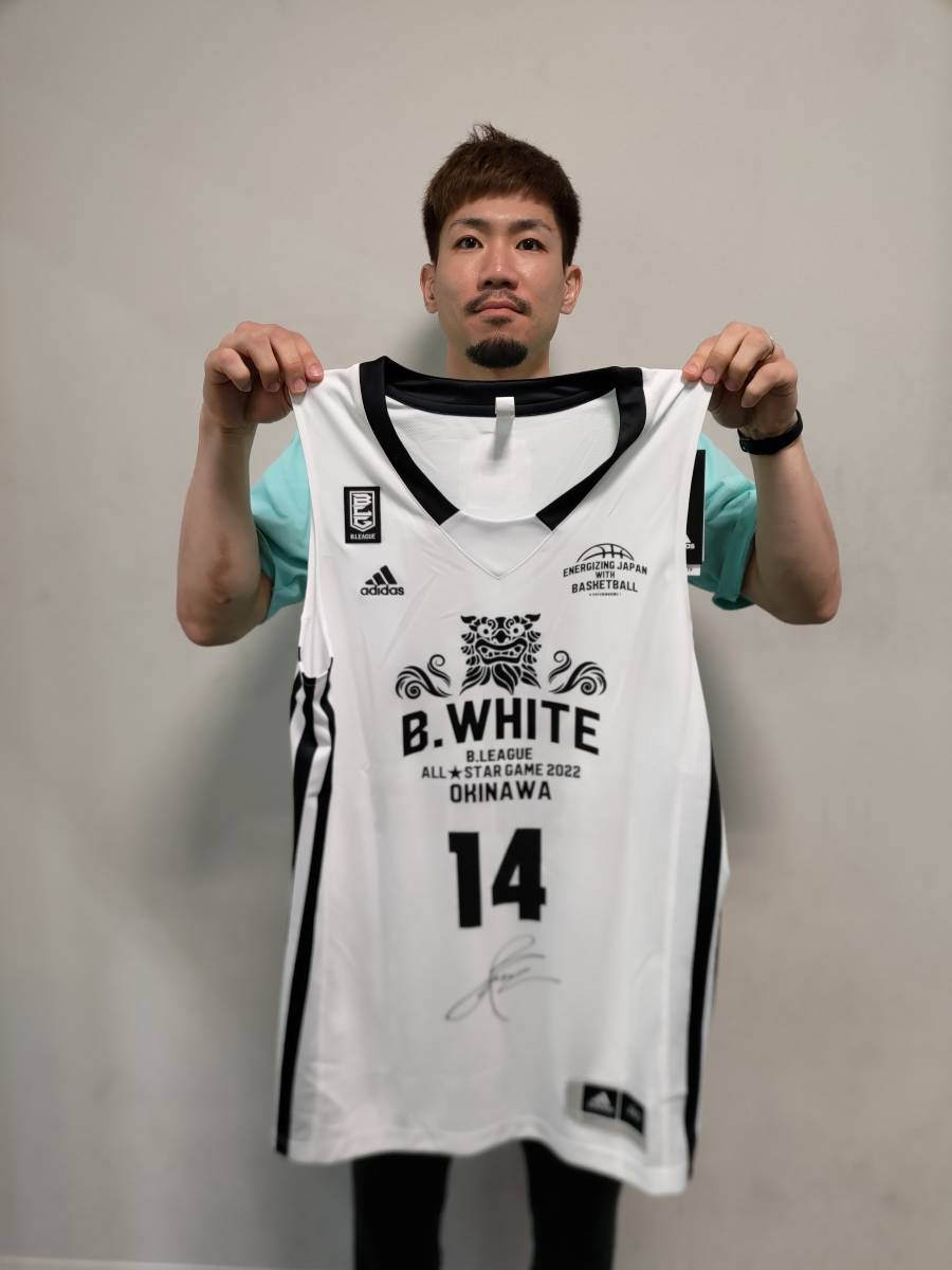 Yahoo!オークション - 【B.WHITE】#14 岸本 隆一選手（琉球ゴールデン