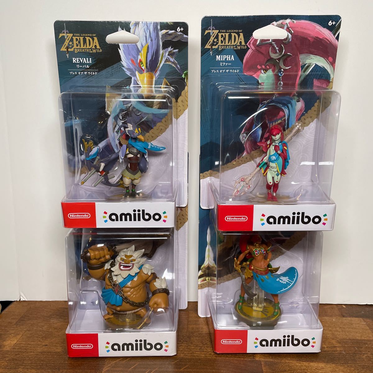 未開封 4人の英傑 amiibo アミーボ ダルケル ウルボザ ミファー