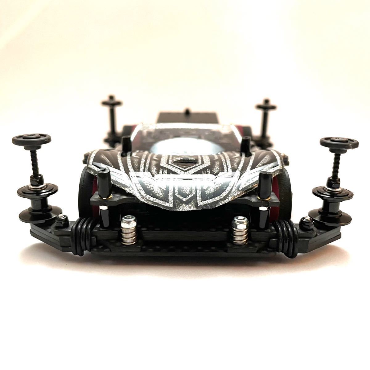 ミニ四駆カスタム完成品）フルカーボン MSフレキ×ATピボット×アンカー