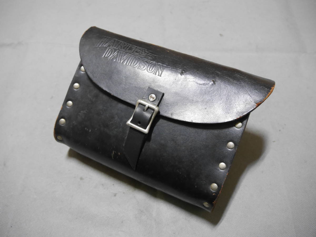 Yahoo!オークション - ⑤ 70'S ハーレー 純正 ビンテージ ツールバッグ
