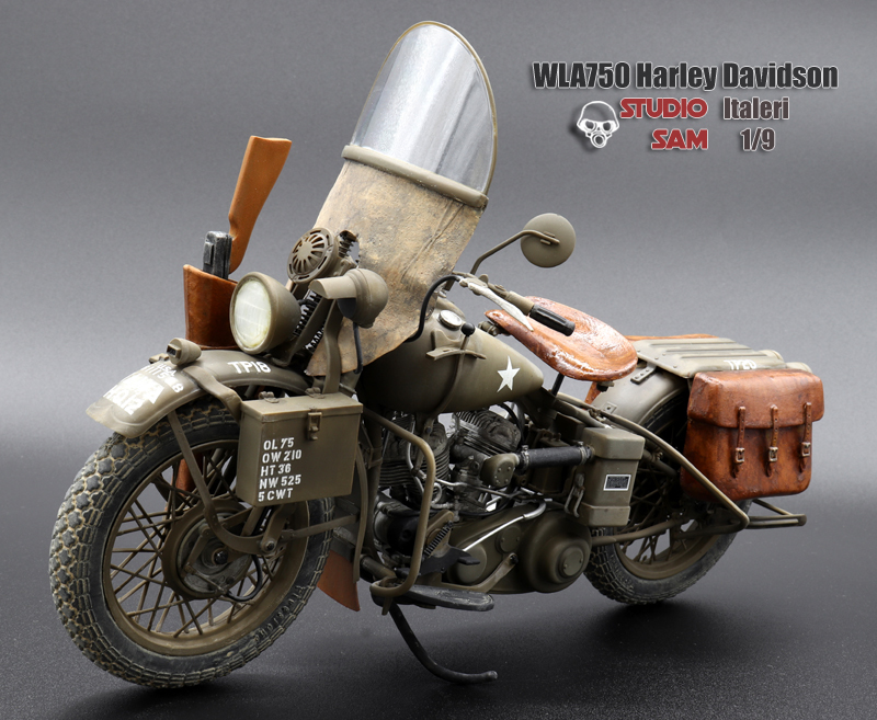 Yahoo!オークション - WLA750 Harley Davidson U.S. Motorcycle Italer