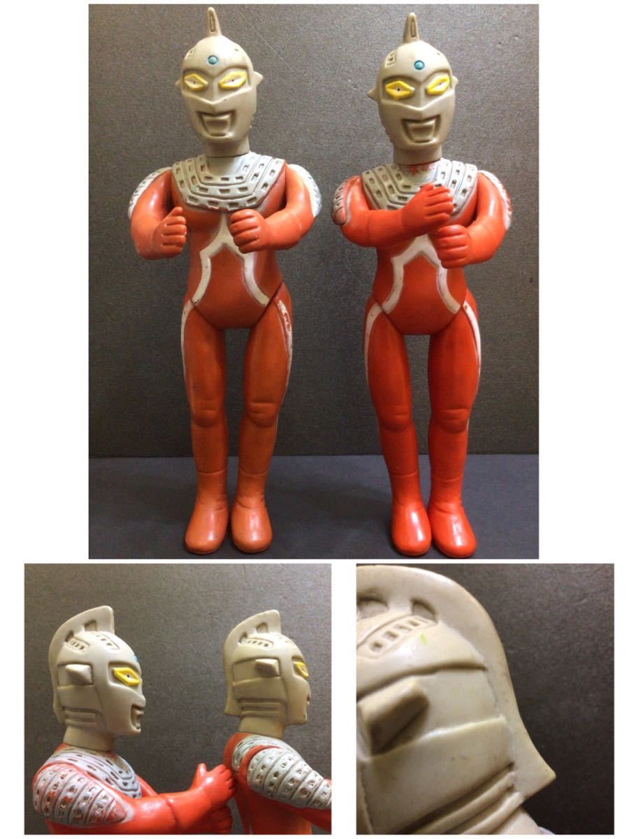 やそいち希少ビンテージマルサン ウルトラマン セブンフィギュア 約