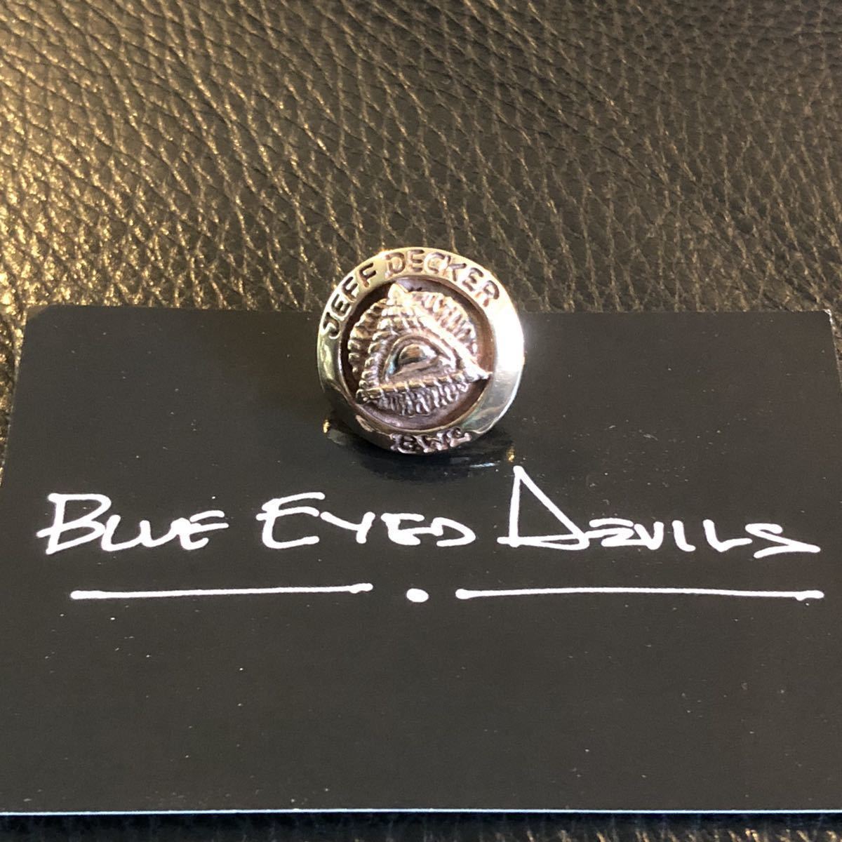 Bill Wall Leather × Jeff Decker BLUE EYED DEVILSピンズ 】BWL ビル